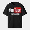 ИНДИВИДУАЛЬНАЯ Футболка с каналом YOUTUBE 220GSM | Ваш ТЕКСТ | DTG 100% Хлопок