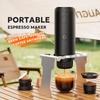 3-in-1 Wireless Electric Portable Espresso Coffee Machine for Car & Home Camping Coffee Maker Capsule Powder Travel Coffee Maker