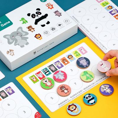 Шульте животная логика, игры, детские игрушки на сопоставление, раннее развитие, улучшенная память, тренировка концентрации