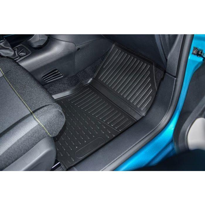 Tapis de sol sur mesure - Citroën Berlingo 2 (2008-2018) - Bord périphérique 3 cm - Set 4 pcs - Antidérapant, toutes saisons