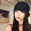 Корейская шляпа Spice Girls Pile Hat женская универсальная модная вязаная вручную полая шляпа маленькая яркая шелковая крутая холодная шляпа Baotou
