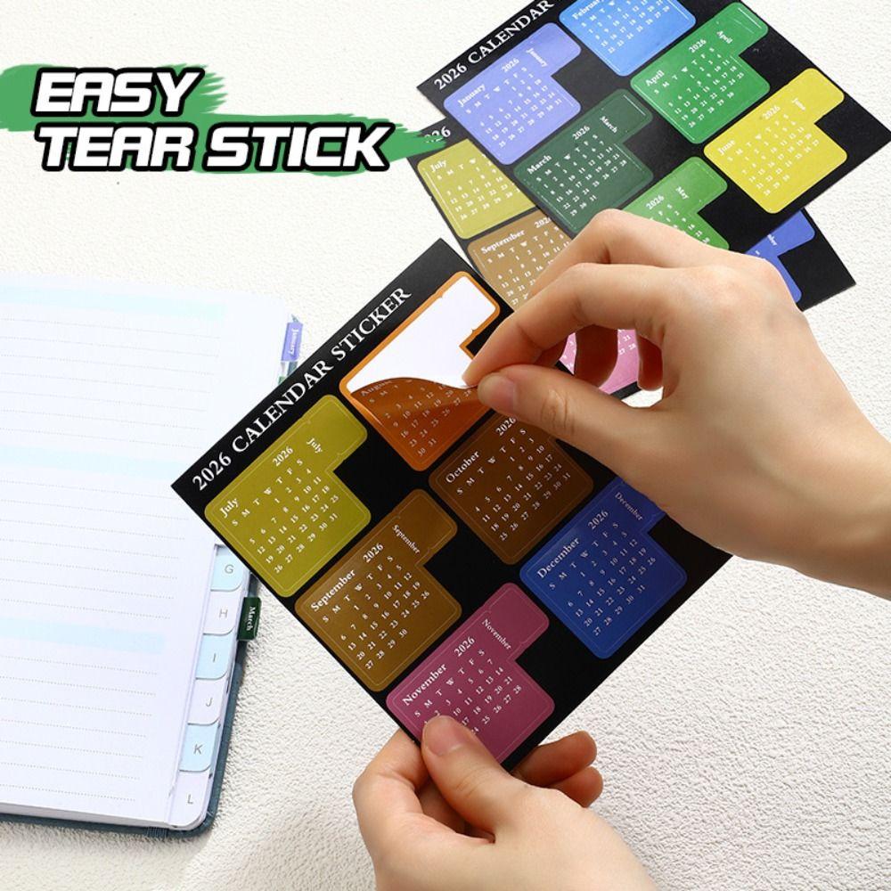 Colorful Planner Stickers DIY Bookmark NEW Schedule Stickers Office