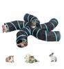 Foldable Cat Tunnel, Cat Toy, Pet Supplies, Long Tunnel, Collapsible and Washable, Great for Exercise, Easy Storage, and Stress Relief (5-Pack
