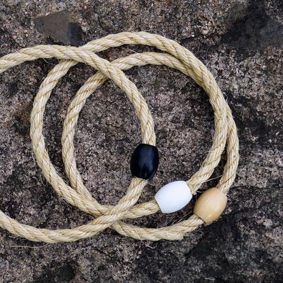 Набор для метания колец из пеньковой веревки на открытом воздухе стимулирует потенциальный дух командной работы способствует развитию координации игры