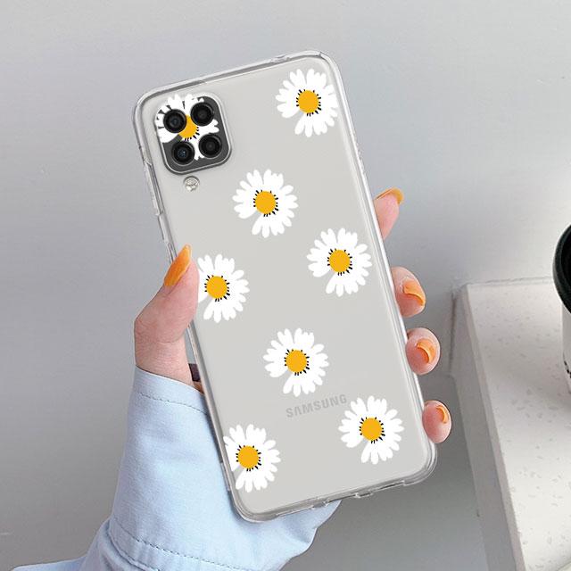 Прозрачный чехол для Samsung Galaxy A52 A12 A51 A32 A21s A71 A32 A22 50 A70 A31 A72 5G, роскошный мягкий чехол для телефона Love Heart Coque Capa