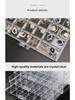 Free Shipping: Large-Capacity Transparent Jewelry Storage Box for Earrings and Necklaces - Dustproof and Drawer-Style