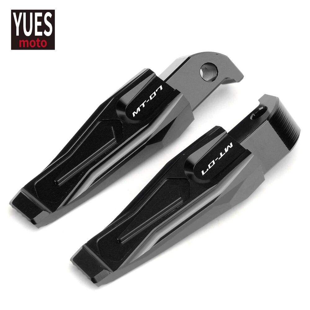 Мотоциклетные аксессуары CNC задние пассажирские подножки подножки для Yamaha MT07 2015-2017 2018 2022 MT 07