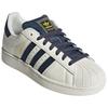 Adidas Originals Superstar 2 Classic Comfortable Durable Low-Top Skate Shoes Unisex Sneakers White Blue JR6989