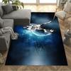Football Player Action Floor Mat Design for Playrooms Decorate room Balcony Hallway Anti-slip Rug Decorate Offices Best for Christmas
