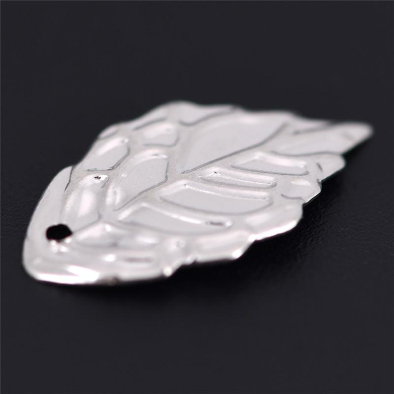 50шт листья филигрань металлические изделия ювелирные изделия Diy аксессуары кулон