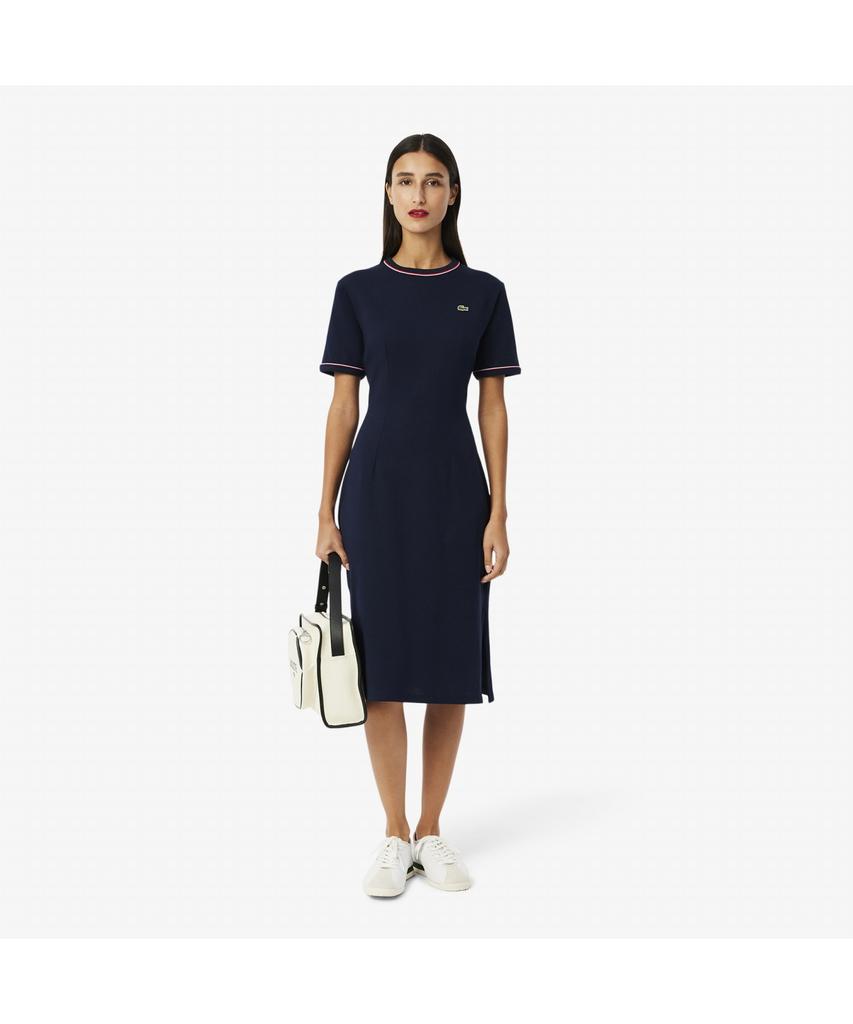 LACOSTE Женское платье-футболка Essentials Fit 'N Flare Ef9988-55G Gwi