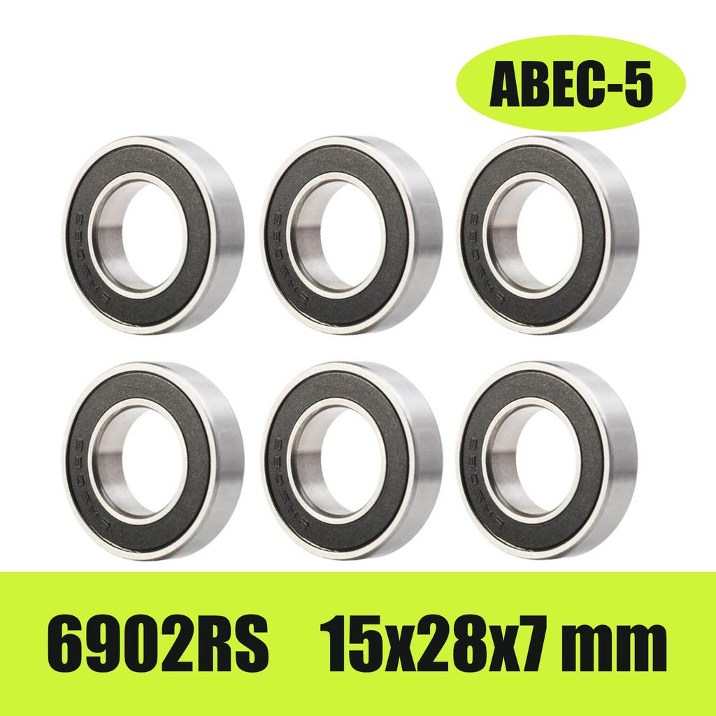 6PCS Bicycle Hub Ball Bearing 6802 6803 6804 6805 6900 6001 6901 6902 6903 ABEC-5 Repair Parts for MTB Road Bike Chrome Steel