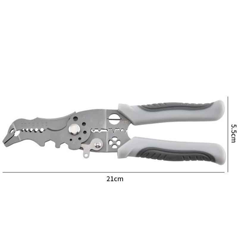 Wire Stripper Decrustation Pliers Adjustable Electrical Wire Wire Winding Pliers Non-slip Wire Stripper Crimper