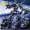 TOYLINX 691PCS Cool Puzzle Transformation Bricks Mecha Building Blocks Education Toys Birthday Gifts Christmas Gifts for Kids