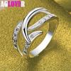 925 Sterling Silver AAA Zircon Ring Jewelry