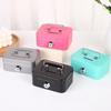 Metal Cash Box Mini Safe Lock Box Money Bank Metal Coin Bank Security Box Sturdy Cash Portable for Kids Coin Collection
