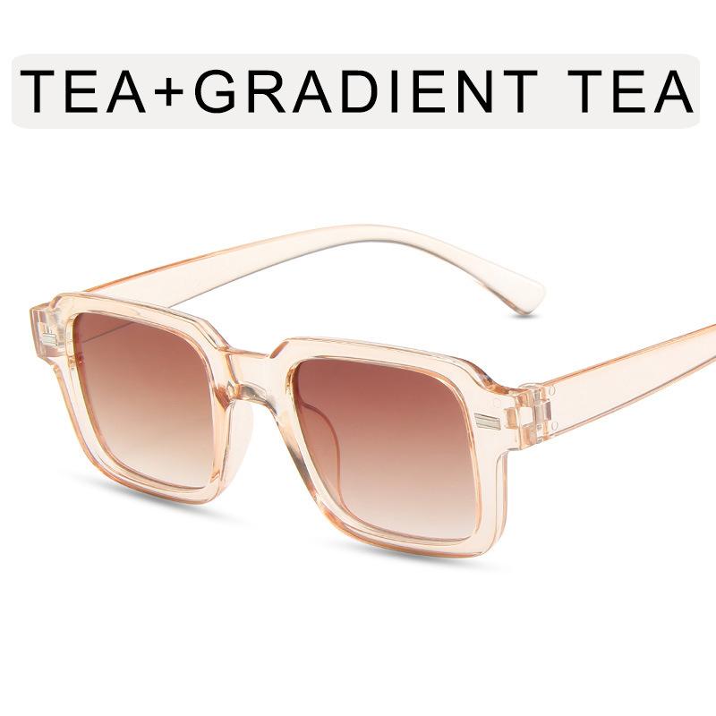 Солнцезащитные очки Box Meter с шипами, женские солнцезащитные очки в стиле ретро для мужчин, минималистичные фотосолнцезащитные очки, модный аксессуар, неполяризованный