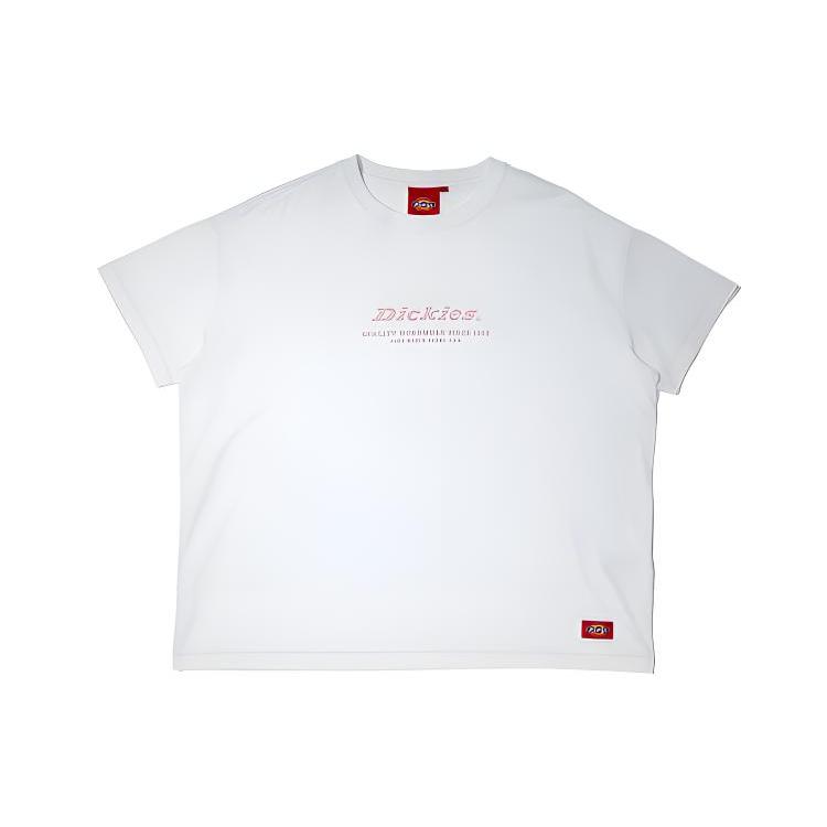 Dickies Straight Fit T Shirt Unisex White DK010393C4D