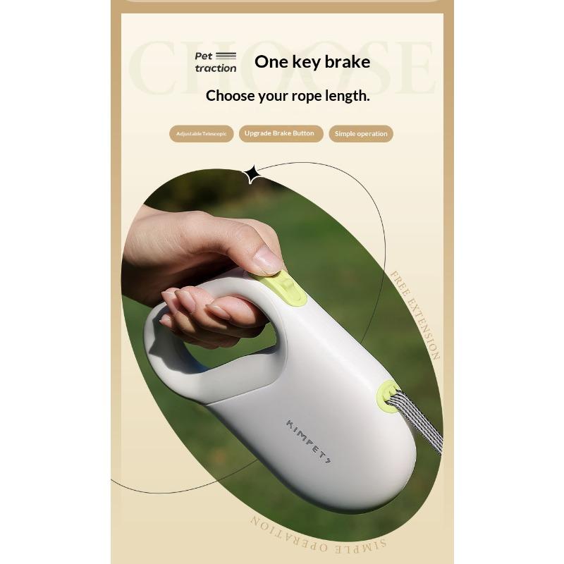Pet Automatic Retractable Leash for Outdoor Dog Walking, Reflective Dog Rope, Portable Pet Supplies