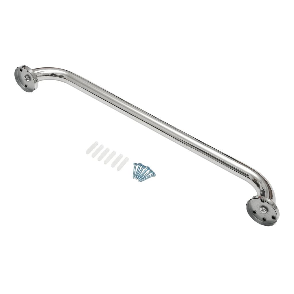 Rail Stainless Steel Silver Handgrip Support Tub Grip 300/400/500mm Shower Bar Bathroom Safety Hand Towel Wall