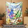 Custom Name Personalized Game Rainbow Friends Print Blanket, Home Decor, Bedroom, Sofa, Camping, Couch, Gifts for Birthday ChristmasEnthusiasts