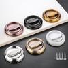 Stainless Steel Exquisite Beautiful Invisible Double-Sided Door Lock Indoor Circular Pull Ring Lock