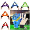 1 пара детских вратарских перчаток с амортизацией, двухсторонние латексные вратарские перчатки для игры в футбол