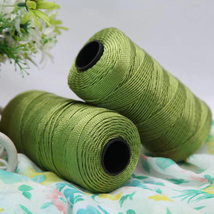 Ice Hemp Yarn: 3-Strand Hand-Woven Crochet DIY Kit