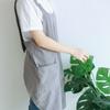 1PC Female Women Apron Cotton Linen Apron Dress Cafe Kitchen Cooking Florist Vintage Dress