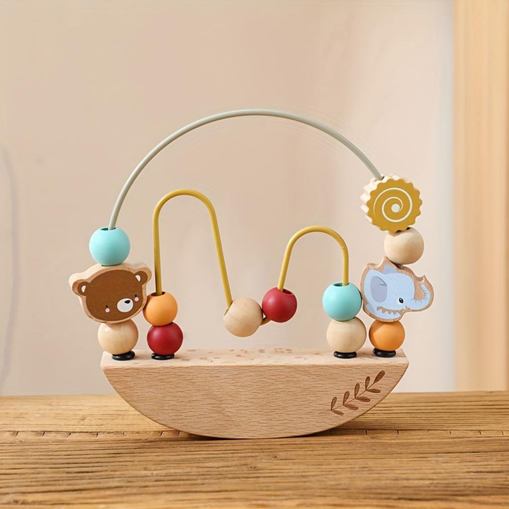 Educational Beaded Toys, Fine Motor Skills, Coordination, Counting And Shape Learning, Hand Eye Coordination Educational Toys