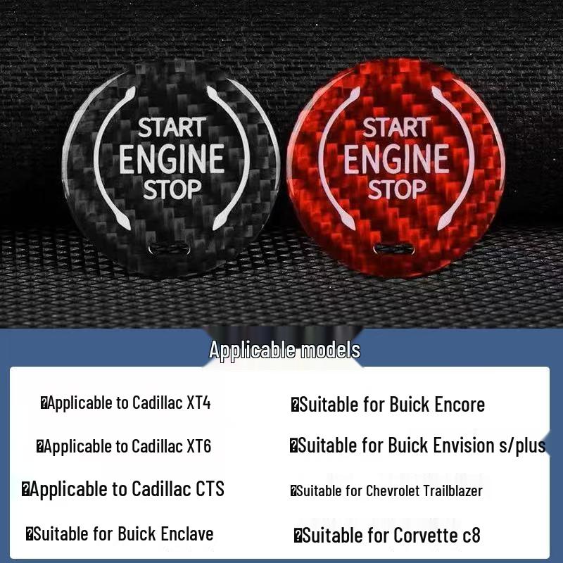 Наклейка на кнопку Start/Stop из настоящей карбоновой fibers для BMW, Mercedes-Benz, Volkswagen, Toyota, Nissan, Honda, Suzuki