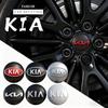 TTPT4 KIA Car Wheel Center Hub Cap Emblem Sticker Accessories For KIA EV6 Stinger RIO Sorento Picanto Ceed Borrego Syros K4 K5 K8 K9
