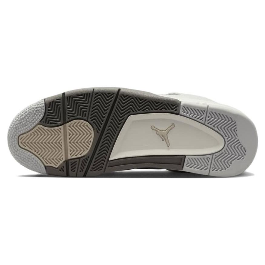 Кроссовки унисекс Air Jordan 4 Retro SE Craft Photon Dust серые бледно-ванильные с белым DV3742-021
