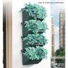 4 Pieces Wall Mounted Planter For Balcony And Patio Ideal For Flowers Herbs And Vegetables
