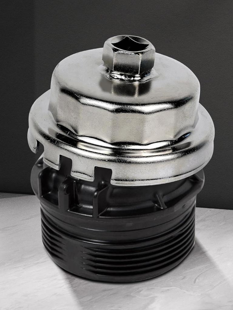 Filter Cap Wrench 64.5mm Filter Wrench for Toyota Corolla Prius Lexus 3/8