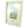[N4784] - Ivory 'Romance' Photo Frame (10x15 Cm) Gold Wedding Rings