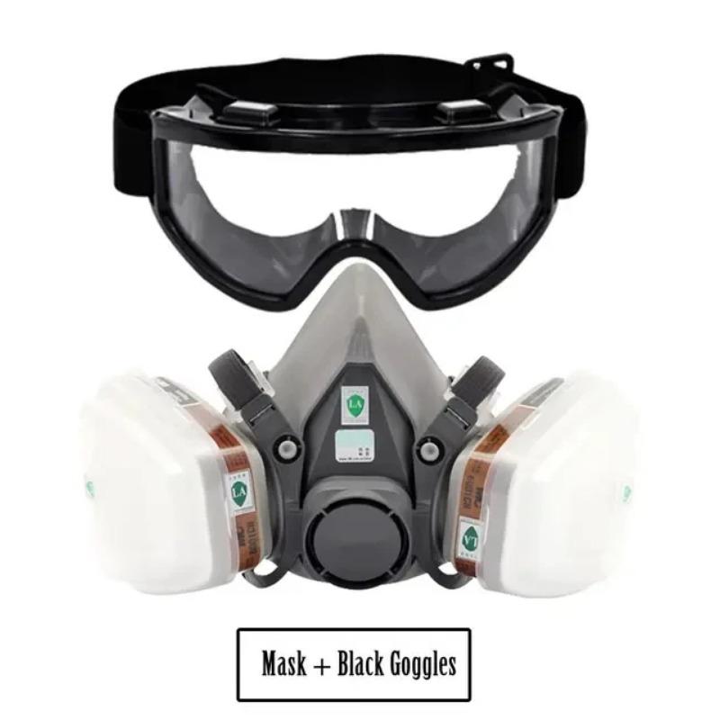 Новый 7-в-1 6200 Пылезащитная маска для окраски, распыления пыли, газа, респираторный фильтр, органический пар, химический газ для лица, безопасность половины работы