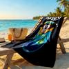 Bluey concert party soft beach towel Comfortable erfect for Travel Beach Swimming Vibrant Pattern Wedding Party Gift