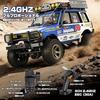 DEERC Радиоуправляемая машина внедорожник для взрослых 4WD масштаб 1:18 полный привод пропорциональное управление сервопривод 9г светодиодная подсветка 4 режима 40 минут непрерывной работы перезаряжаемая