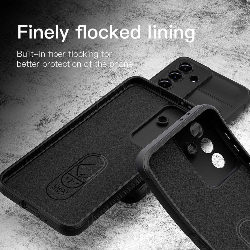 KEYSION Shockproof Matte Case for Samsung A56 5G A36 A26 A16 Soft Silicone Anti-skid Phone Back Cover for Galaxy A16 A26 A36 A56