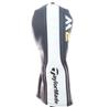 TaylorMade M2 Leather Fairway Wood Black/White/Gold Headcover.