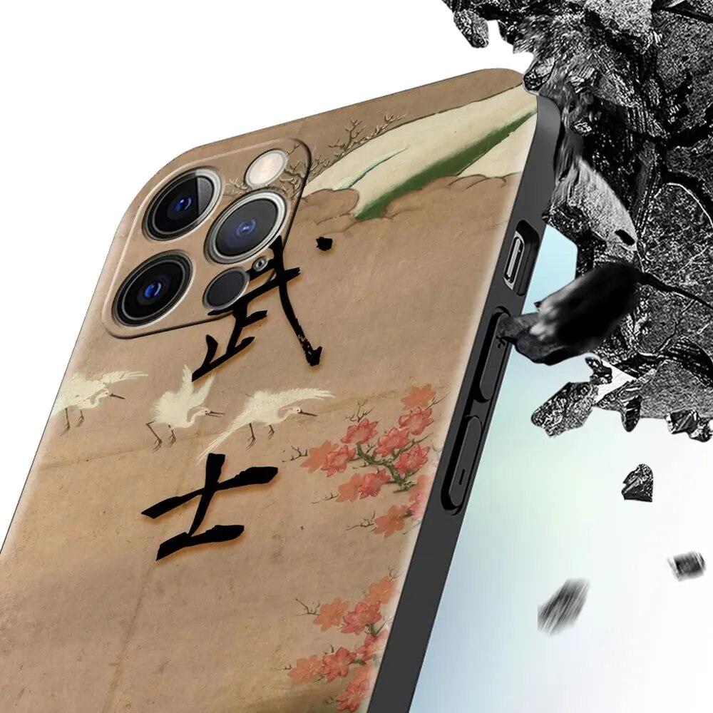 Чехол для телефона Samurai Japan Art для iPhone Samsung Galaxy Redmi Xiaomi Oppo OnePlus Note SA 7 8 9 10 11 12 13 14 20 21 22 23 53 54 Pro Max Plus Ultra