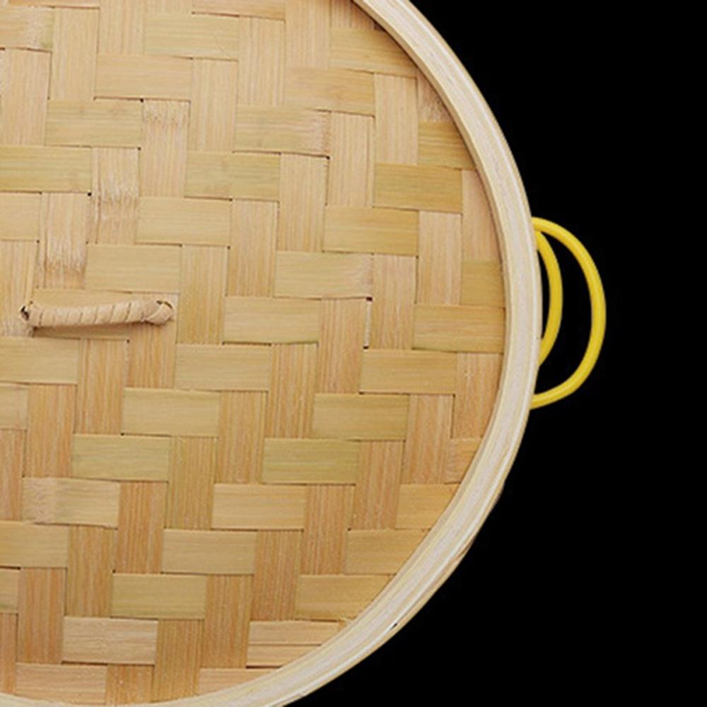 См Димсам с Ручкой Крышка Булочки Изготовление Посуда Готовка Кухонный Инструмент Клетка Корзина Бамбуковая Пароварка