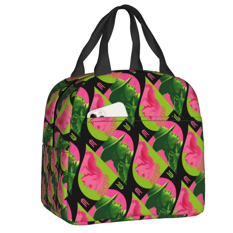 Custom W-Wickeds Magic Thermal Insulated Lunch Bags Women American Resuable Lunch Tote for Work School Travel Storage Food Box
