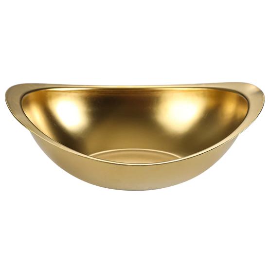 Modern Heat-resistant Reusable 3 Sizes Large Capacity Stainless Steel Tray Kitchen Supplies Salad Bowl