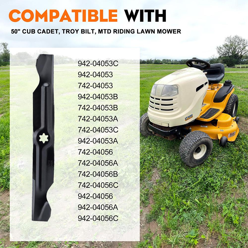 3-упаковка совместимых ножей для газонокосилки Cub Cadet 50 дюймов