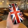 Чехол-бампер Union Jack Британский UK Черный Мягкий Чехол для Телефона Для iPhone 17,16,15,14,13,12,11,Pro,Max,Plus
