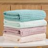 Absorbent Waffle Household Cotton Hotel For Adults Bath Towel Washcloth Face Towel Handkerchief