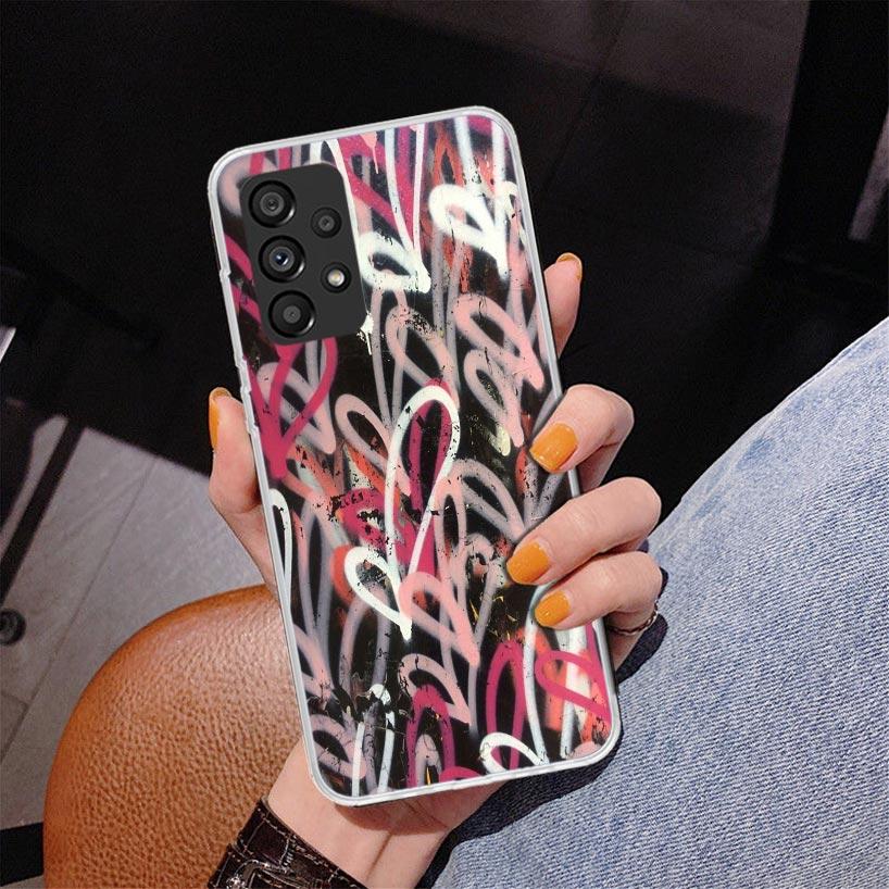 AMOR Это Любовь Чехол для Телефона для Samsung Galaxy A17 A37 A57 A16 A26 A36 A56 A15 A14 A13 A55 A54 A53 A35 A34 A33 A25 A24 A23 A52