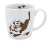 Кружка Arita Ware Cat, растягивающаяся кошка (коричневый) Y042-4